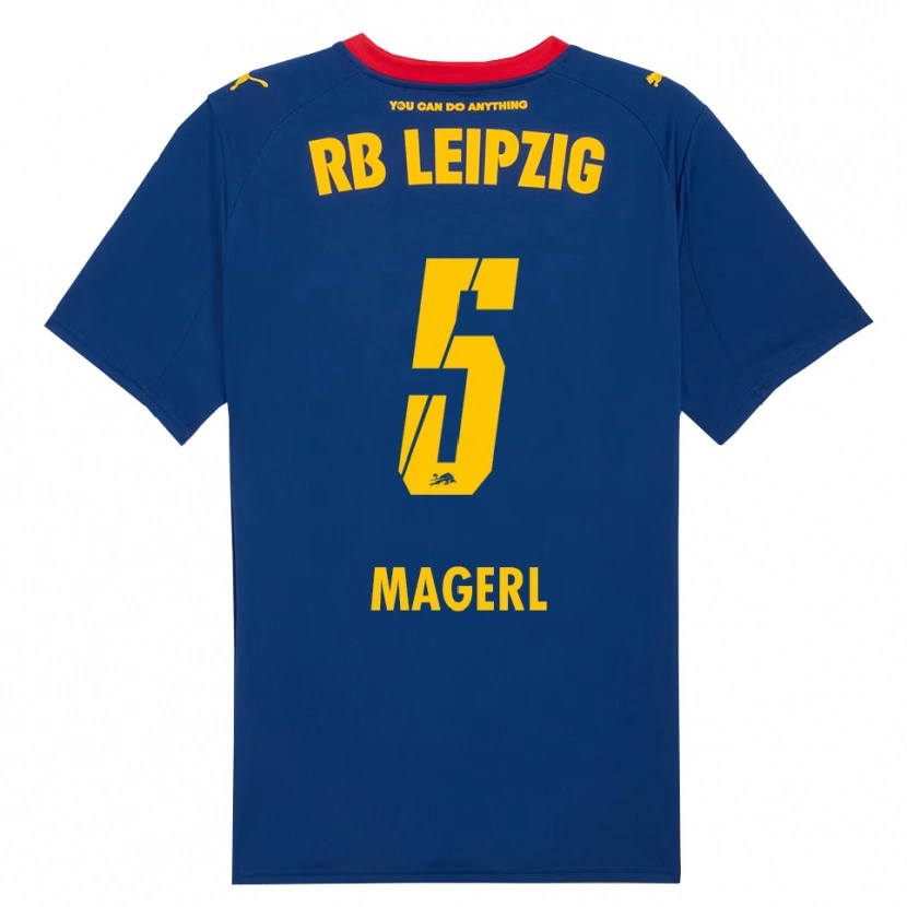 Danxen Kid Julia Magerl #5 Navy Red Away Jersey 2025/26 T-Shirt