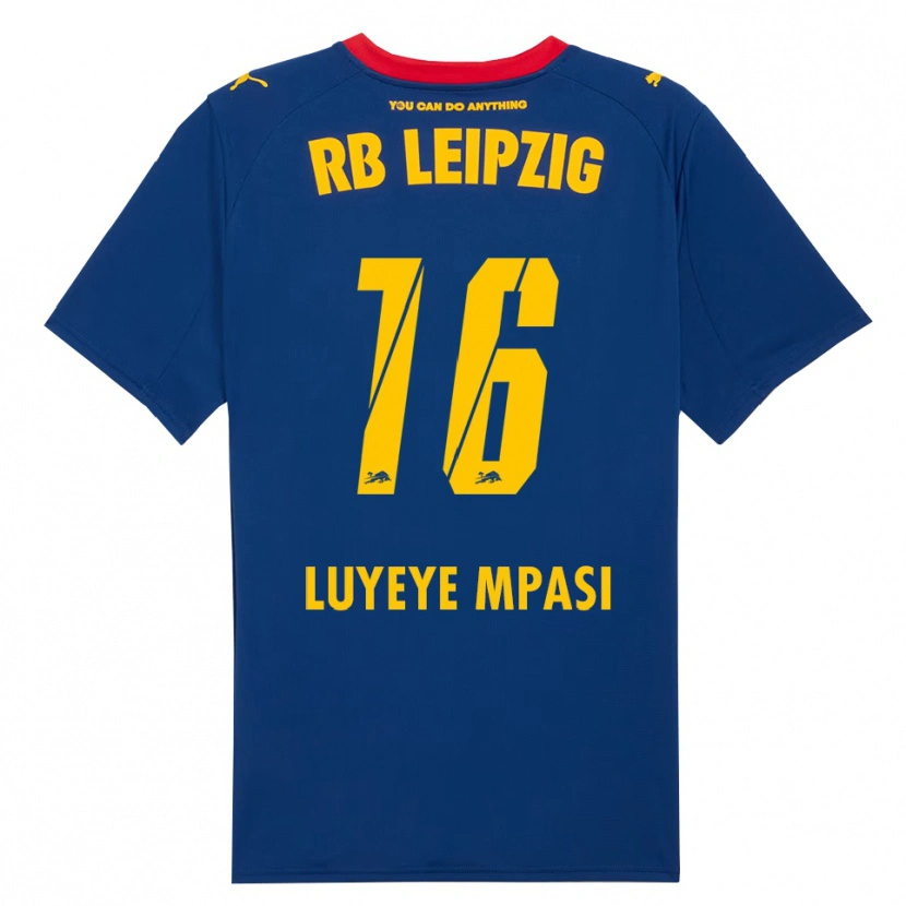 Danxen Kid Seal Luyeye Mpasi #16 Navy Red Away Jersey 2025/26 T-Shirt