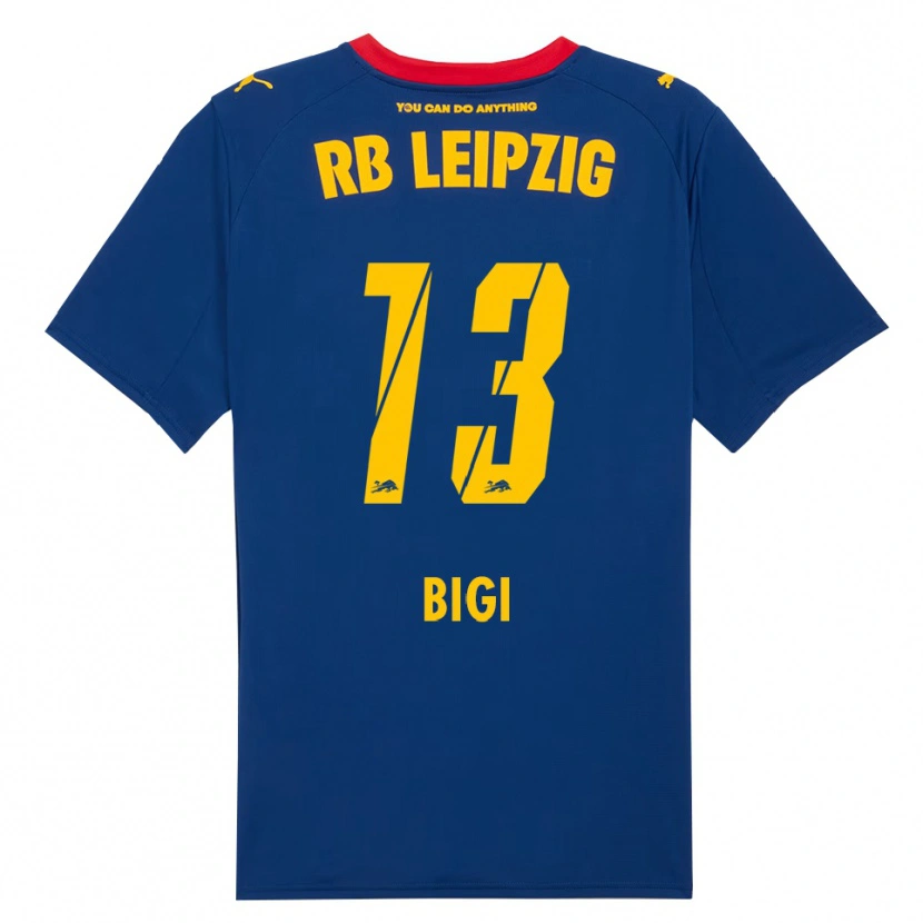 Danxen Kid Samim Bigi #13 Navy Red Away Jersey 2025/26 T-Shirt