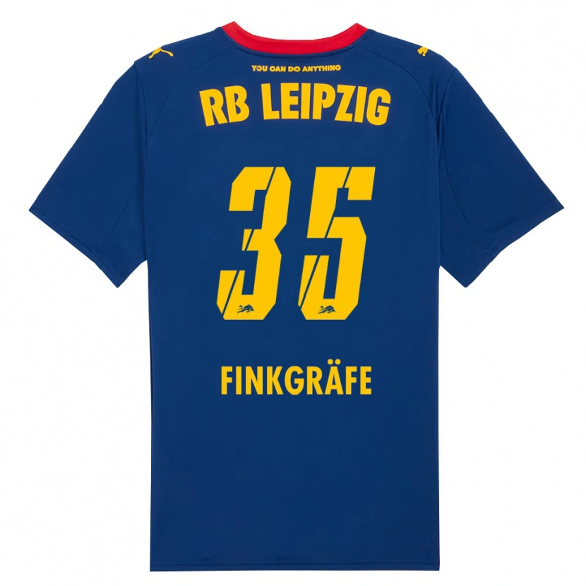 Danxen Kid Max Finkgräfe #35 Navy Red Away Jersey 2025/26 T-Shirt
