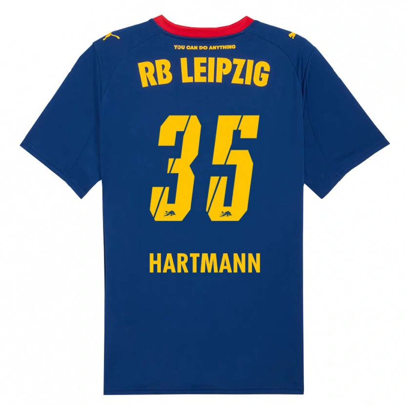Danxen Kid Fabrice Hartmann #35 Navy Red Away Jersey 2025/26 T-Shirt