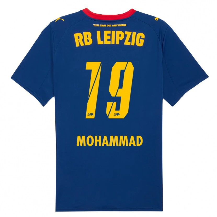 Danxen Kid Sammy Mohammad #19 Navy Red Away Jersey 2025/26 T-Shirt