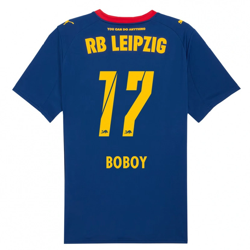 Danxen Kid Delice Boboy #17 Navy Red Away Jersey 2025/26 T-Shirt