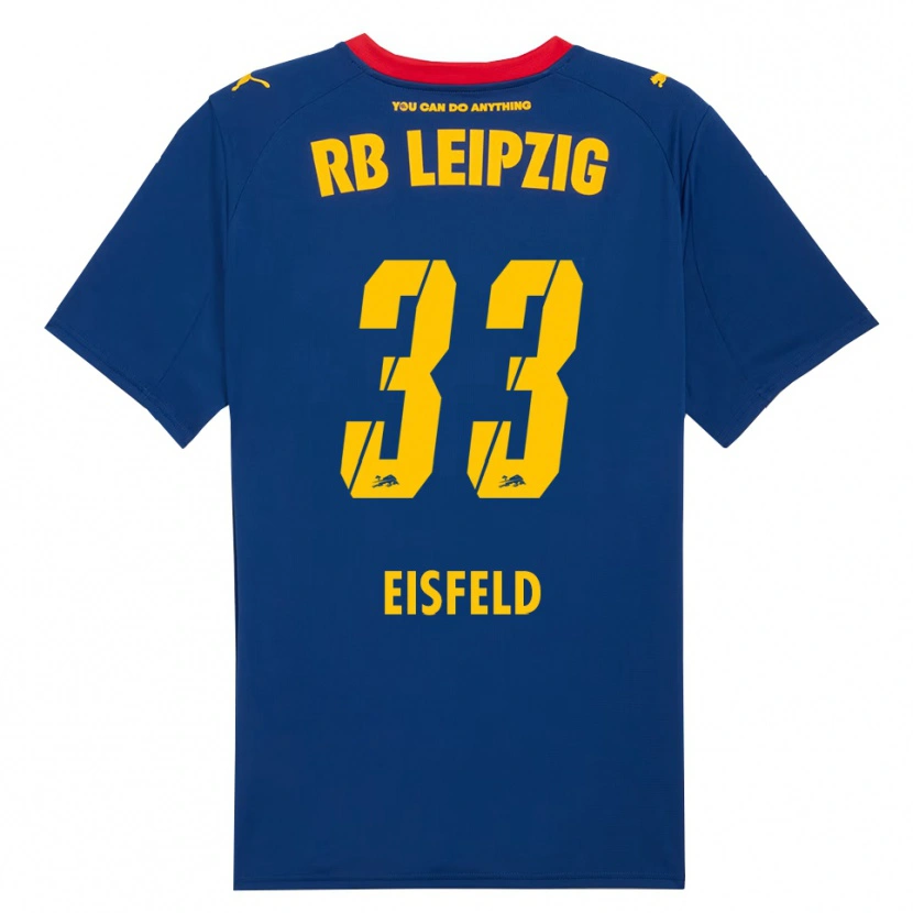Danxen Kid Tom Eisfeld #33 Navy Red Away Jersey 2025/26 T-Shirt