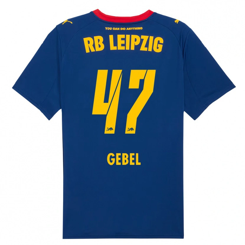 Danxen Kid Viggo Gebel #47 Navy Red Away Jersey 2025/26 T-Shirt