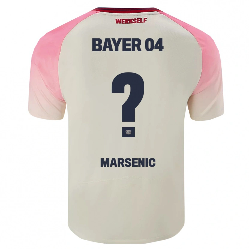 Danxen Kid Matija Marsenic #0 Pink Off White Away Jersey 2025/26 T-Shirt