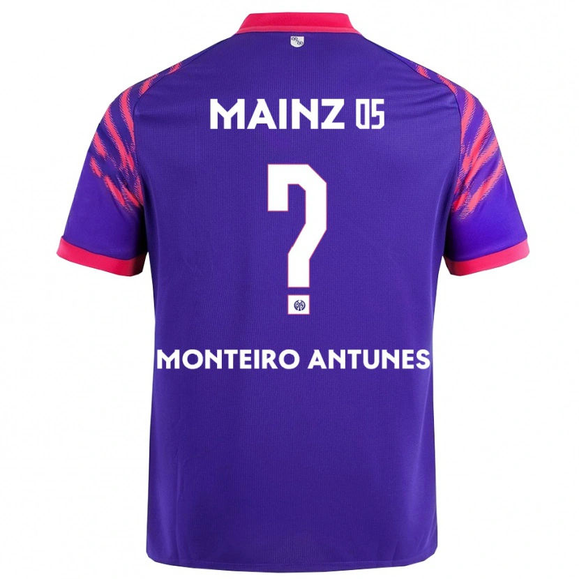 Danxen Kid Rafael Monteiro Antunes #0 Navy Pink Away Jersey 2025/26 T-Shirt