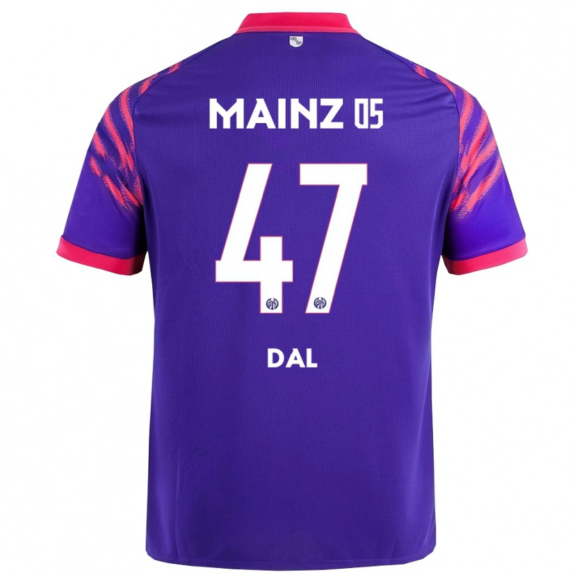 Danxen Kid Maxim Dal #47 Navy Pink Away Jersey 2025/26 T-Shirt