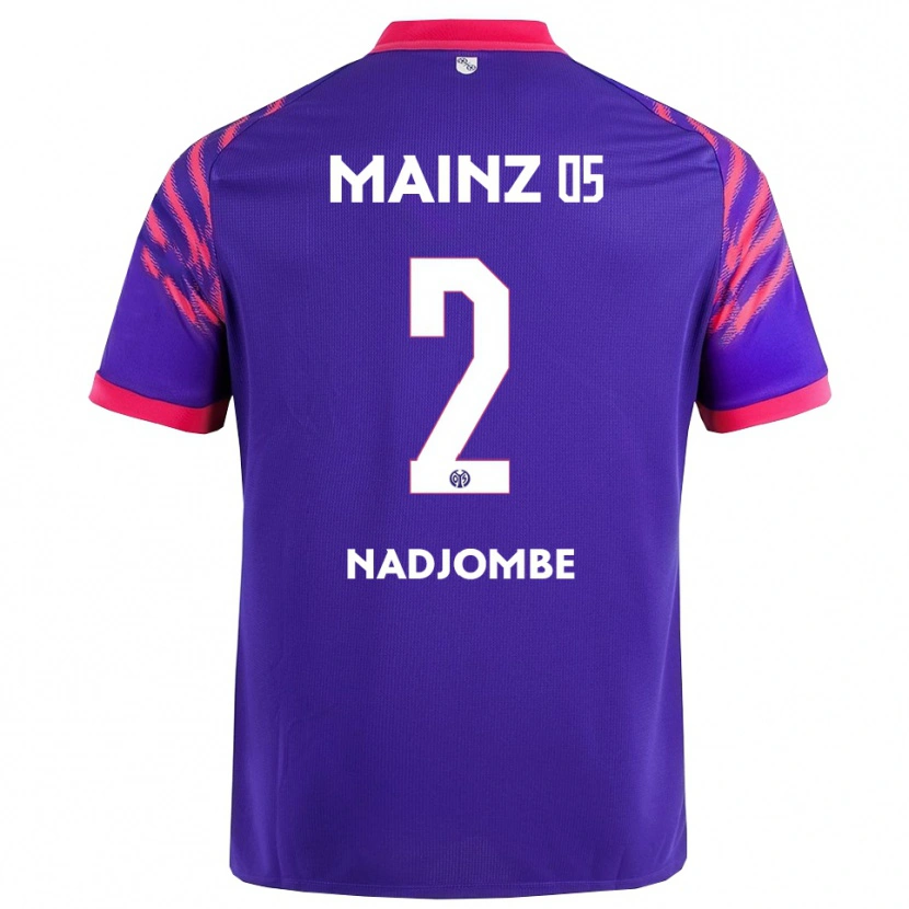 Danxen Kid Jean-Marie Nadjombe #2 Navy Pink Away Jersey 2025/26 T-Shirt