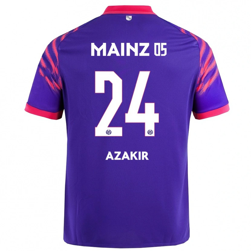 Danxen Kid Dennis Azakir #24 Navy Pink Away Jersey 2025/26 T-Shirt