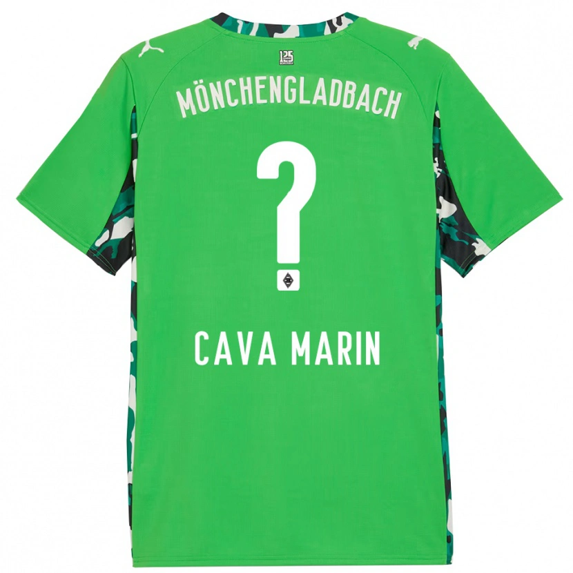 Danxen Kid Sofia Cava Marin #0 Green Black Away Jersey 2025/26 T-Shirt