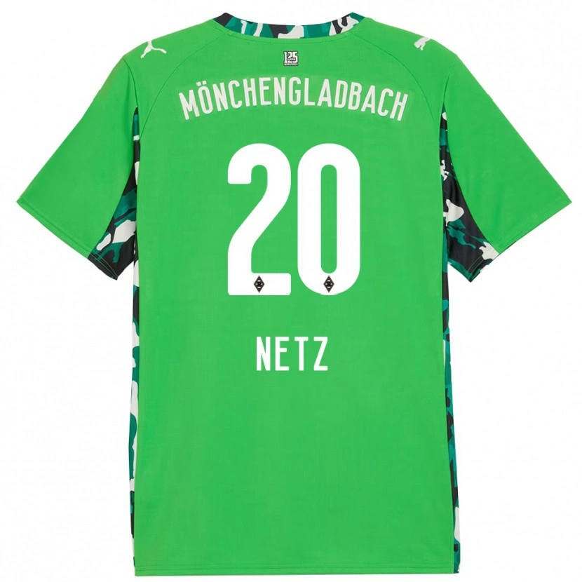 Danxen Kid Luca Netz #20 Green Black Away Jersey 2025/26 T-Shirt
