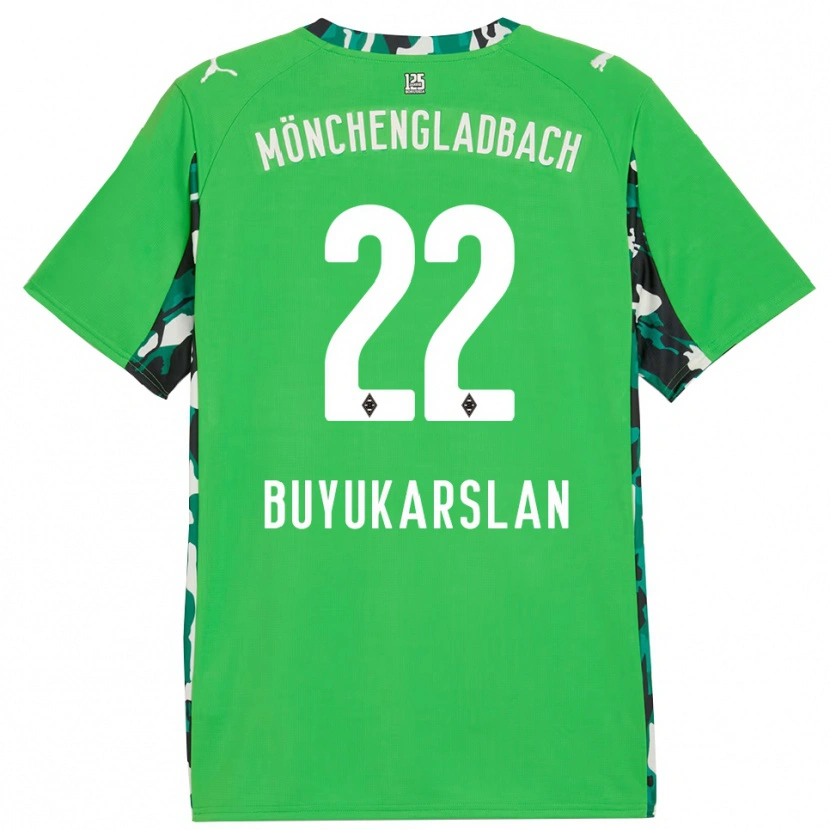 Danxen Kid Oguzcan Büyükarslan #22 Green Black Away Jersey 2025/26 T-Shirt