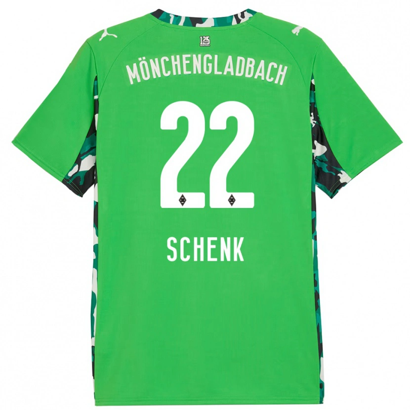 Danxen Kid Isabel Schenk #22 Green Black Away Jersey 2025/26 T-Shirt