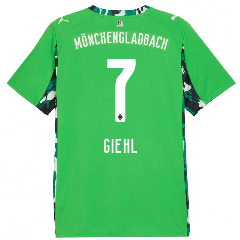 Danxen Kid Madita Giehl #7 Green Black Away Jersey 2025/26 T-Shirt