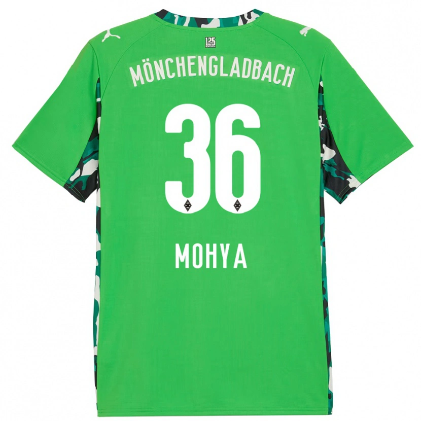 Danxen Kid Wael Mohya #36 Green Black Away Jersey 2025/26 T-Shirt