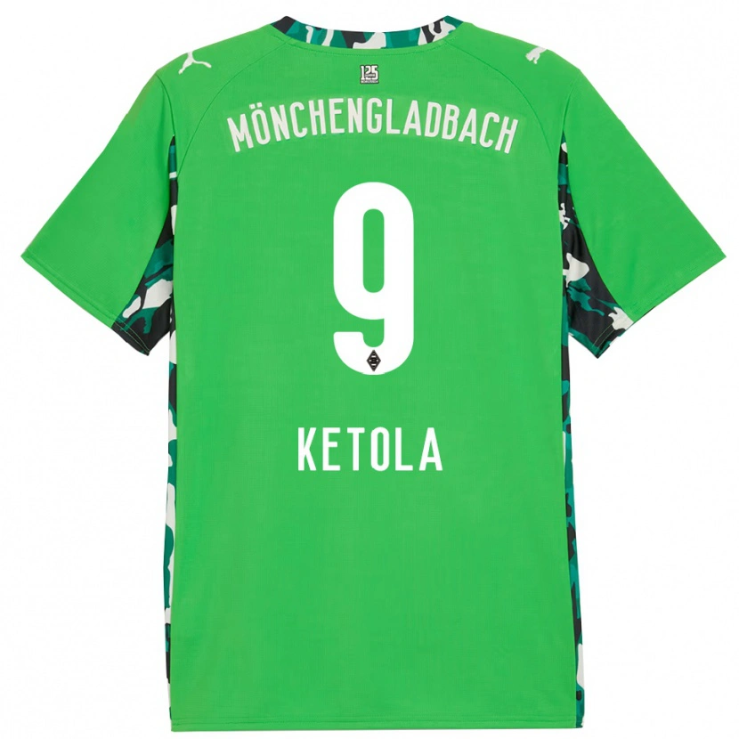Danxen Kid Sulo Ketola #9 Green Black Away Jersey 2025/26 T-Shirt