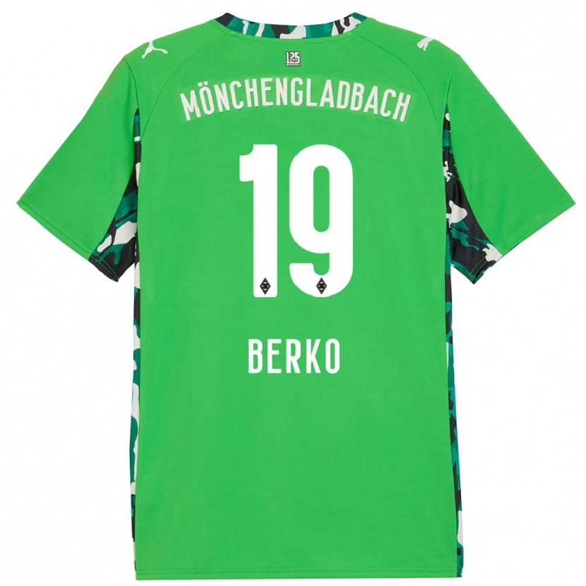 Danxen Kid Dillon Berko #19 Green Black Away Jersey 2025/26 T-Shirt