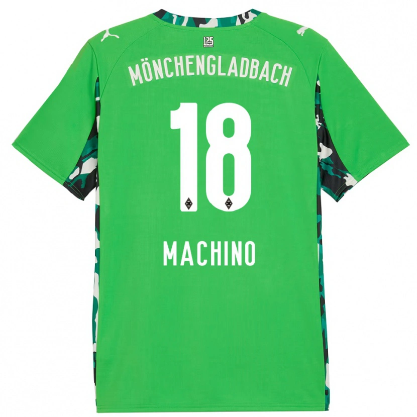 Danxen Kid Shuto Machino #18 Green Black Away Jersey 2025/26 T-Shirt
