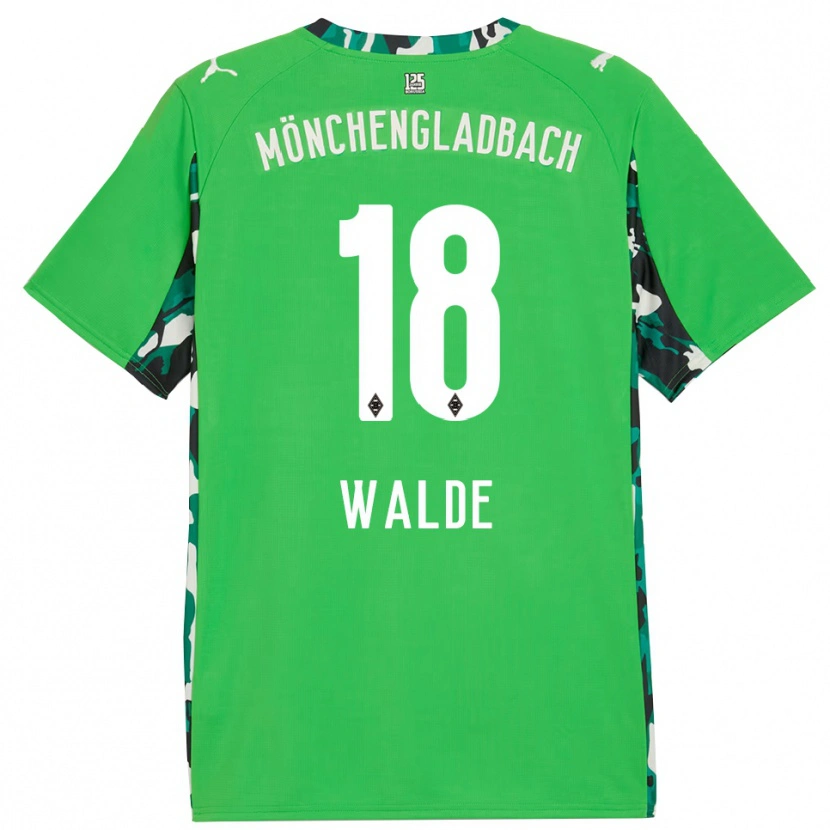 Danxen Kid Simon Walde #18 Green Black Away Jersey 2025/26 T-Shirt