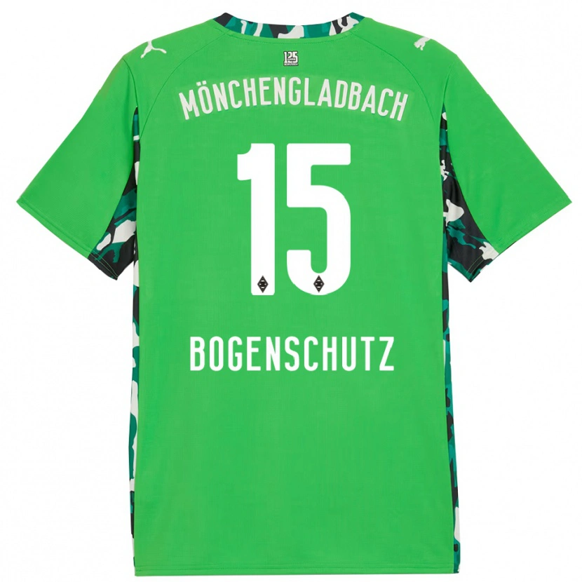 Danxen Kid Kerstin Bogenschutz #15 Green Black Away Jersey 2025/26 T-Shirt