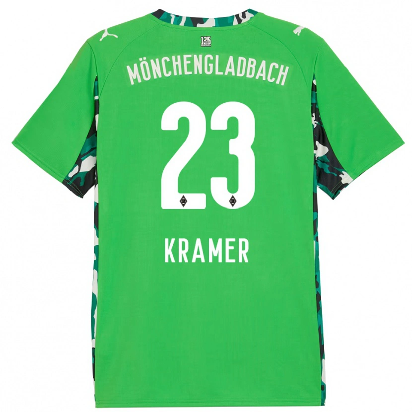 Danxen Kid Christoph Kramer #23 Green Black Away Jersey 2025/26 T-Shirt