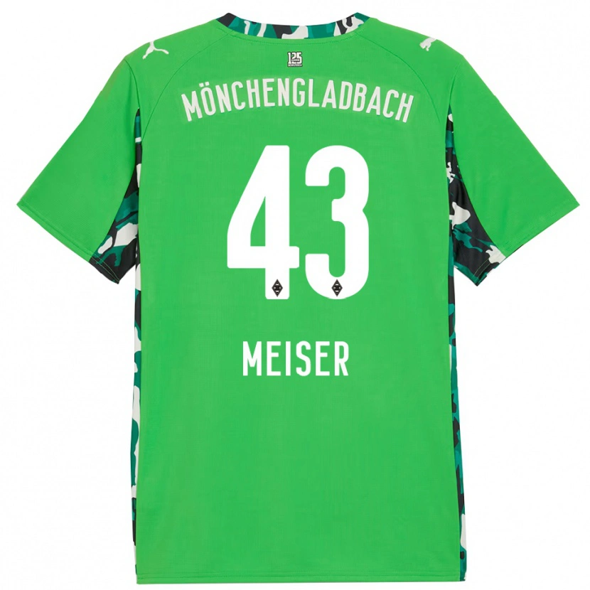 Danxen Kid Tyler Meiser #43 Green Black Away Jersey 2025/26 T-Shirt