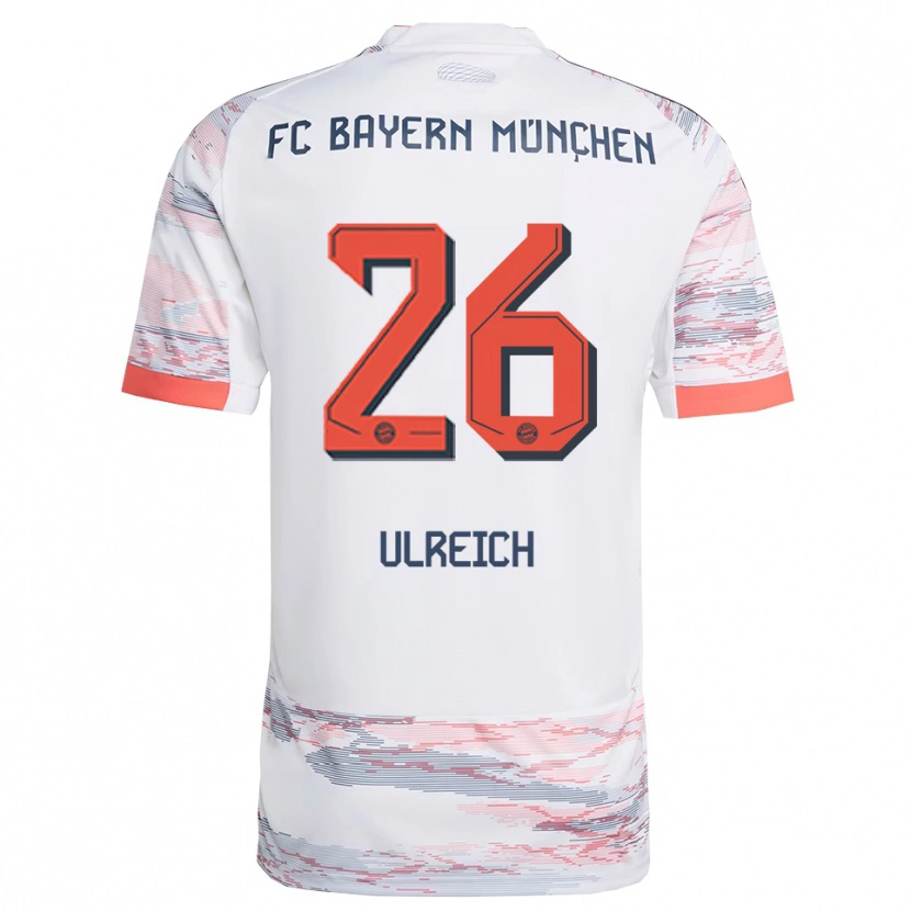 Danxen Kid Sven Ulreich #26 White Gray Away Jersey 2025/26 T-Shirt
