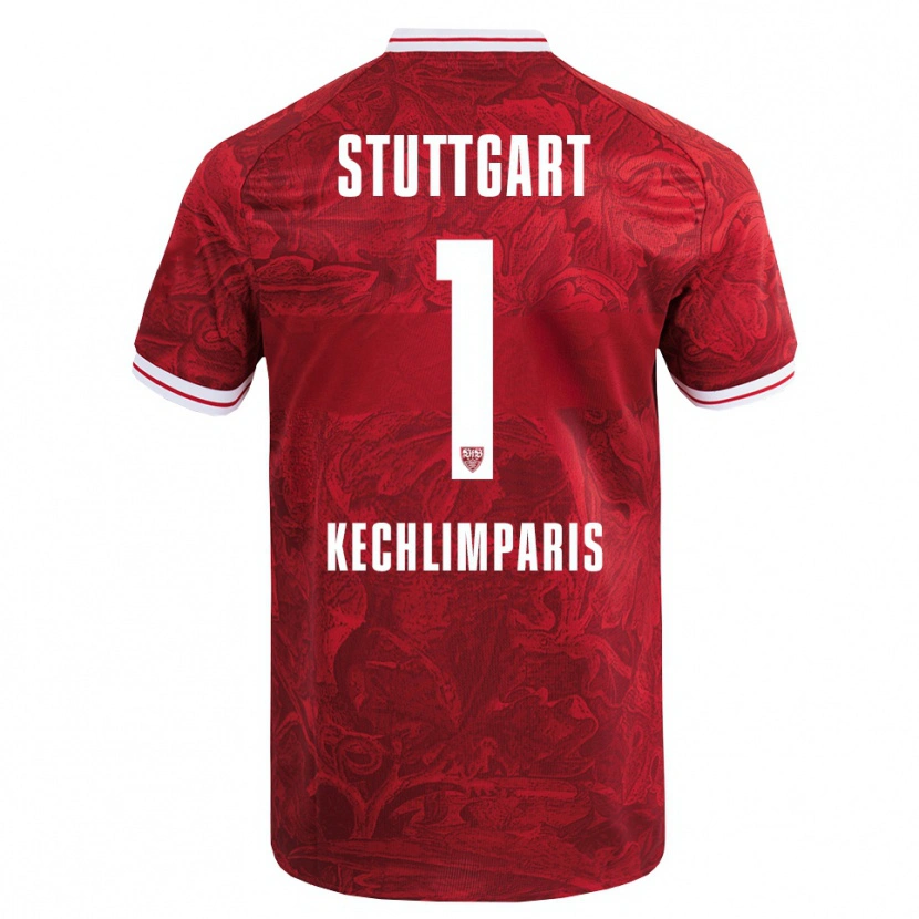 Danxen Kid Ioannis Kechlimparis #1 Red Black Away Jersey 2025/26 T-Shirt