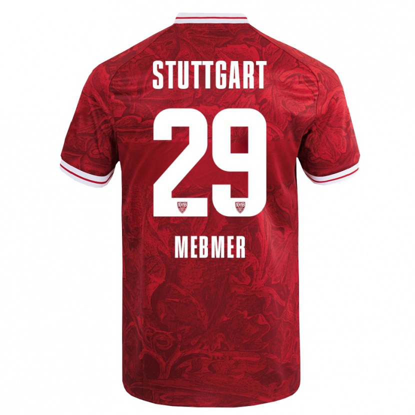 Danxen Kid Meike Meßmer #29 Red Black Away Jersey 2025/26 T-Shirt