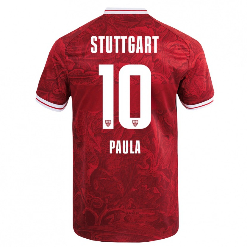 Danxen Kid Raul Paula #10 Red Black Away Jersey 2025/26 T-Shirt