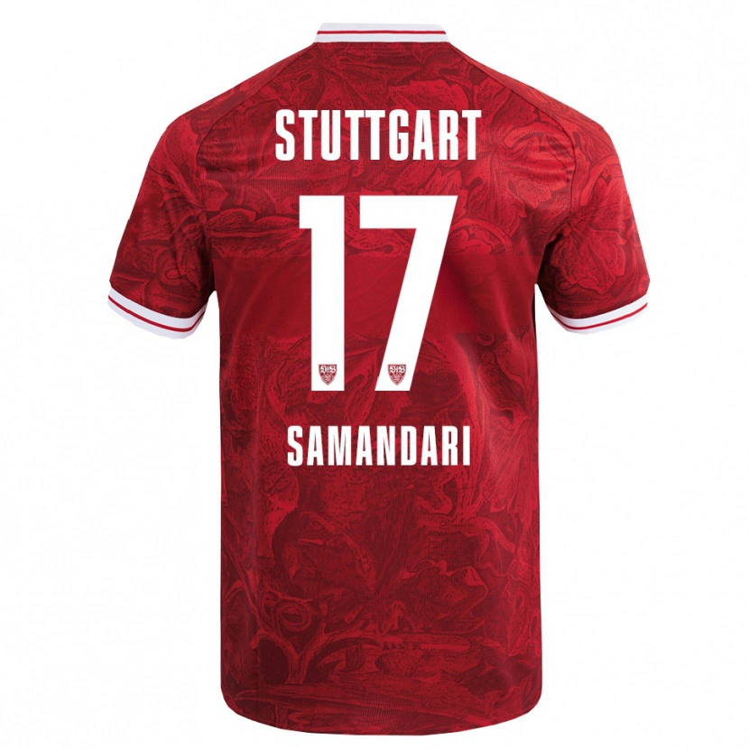 Danxen Kid Sohrab Samandari #17 Red Black Away Jersey 2025/26 T-Shirt