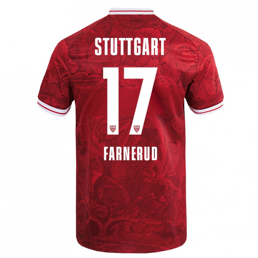 Danxen Kid Colin Farnerud #17 Red Black Away Jersey 2025/26 T-Shirt