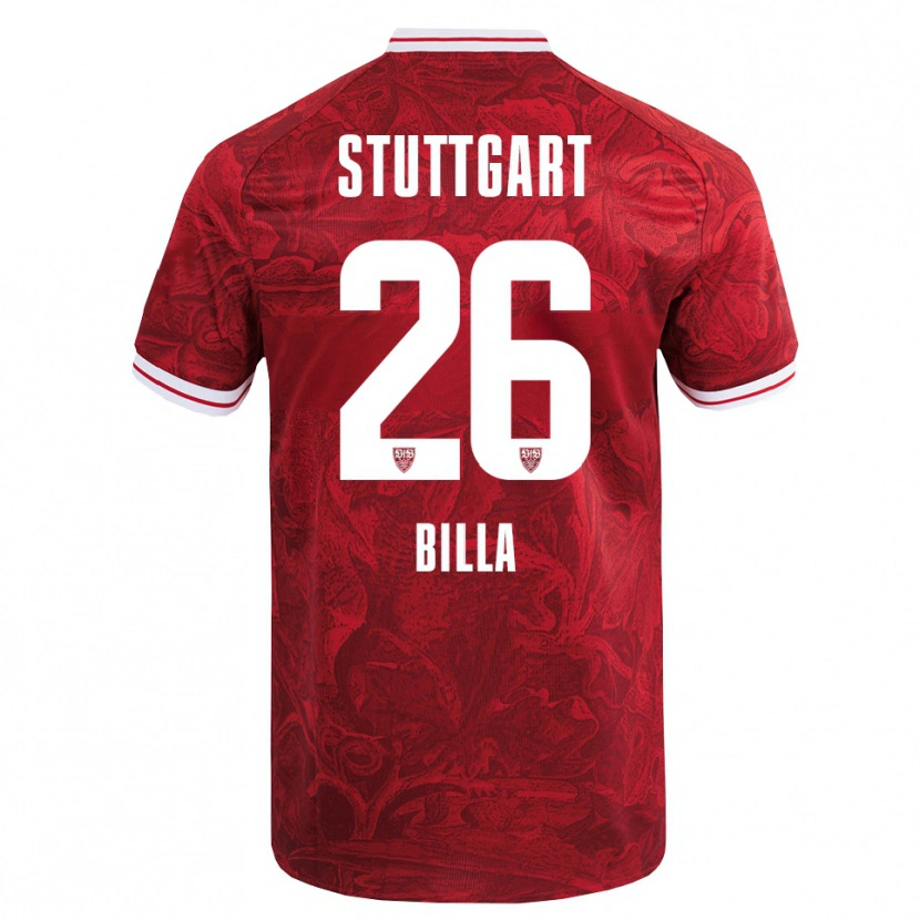 Danxen Kid Nicole Billa #26 Red Black Away Jersey 2025/26 T-Shirt