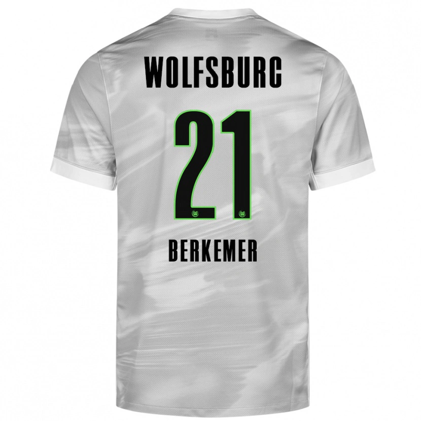 Danxen Kid Melvin Berkemer #21 Gray White Away Jersey 2025/26 T-Shirt