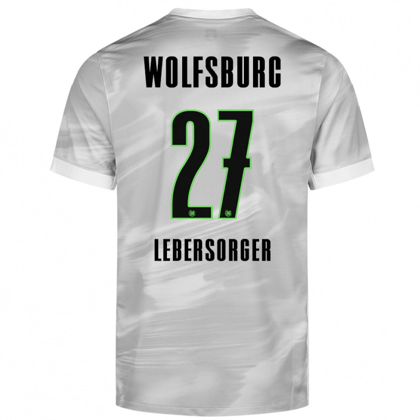 Danxen Kid Kevin Lebersorger #27 Gray White Away Jersey 2025/26 T-Shirt