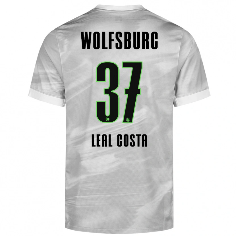 Danxen Kid David Leal Costa #37 Gray White Away Jersey 2025/26 T-Shirt