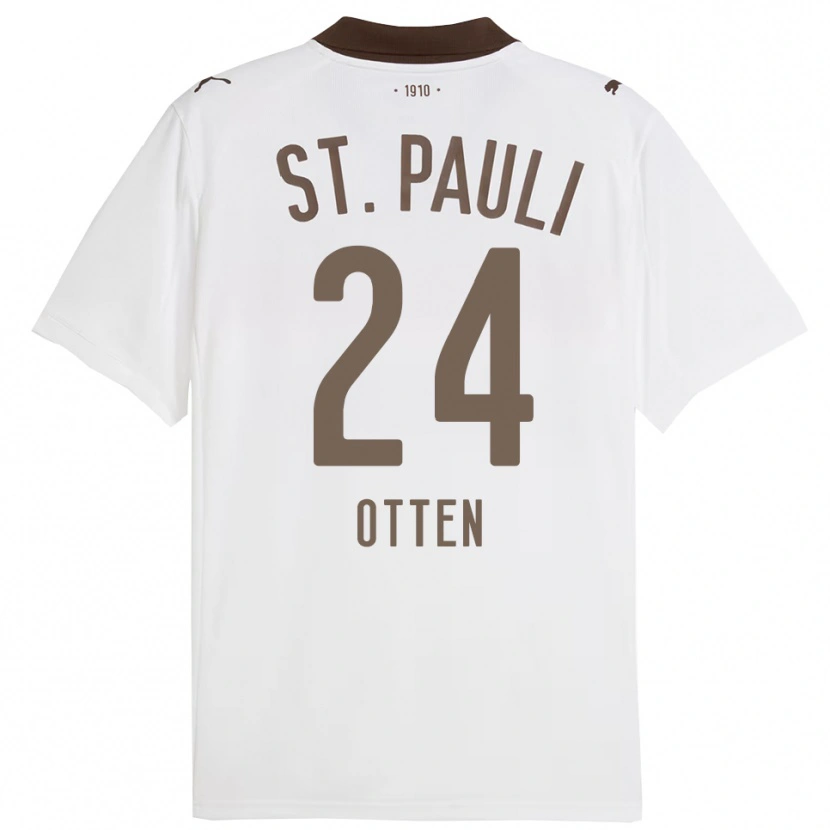 Danxen Kid Neo Otten #24 White Red Away Jersey 2025/26 T-Shirt