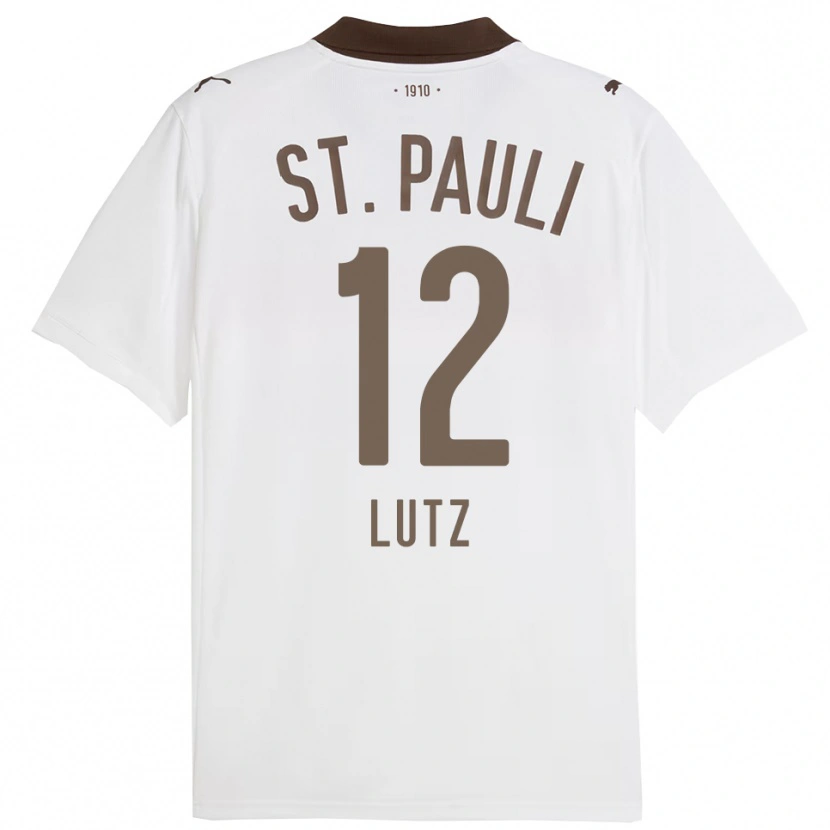 Danxen Kid Josefin Lutz #12 White Red Away Jersey 2025/26 T-Shirt