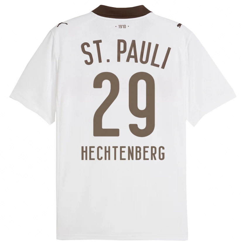 Danxen Kid Julia Hechtenberg #29 White Red Away Jersey 2025/26 T-Shirt