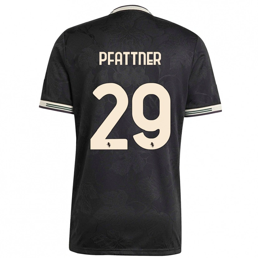 Danxen Kid Elisa Pfattner #29 Black White Green Third Jersey 2025/26 T-Shirt