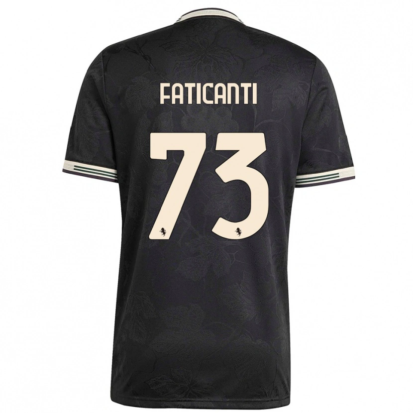 Danxen Kid Giacomo Faticanti #73 Black White Green Third Jersey 2025/26 T-Shirt
