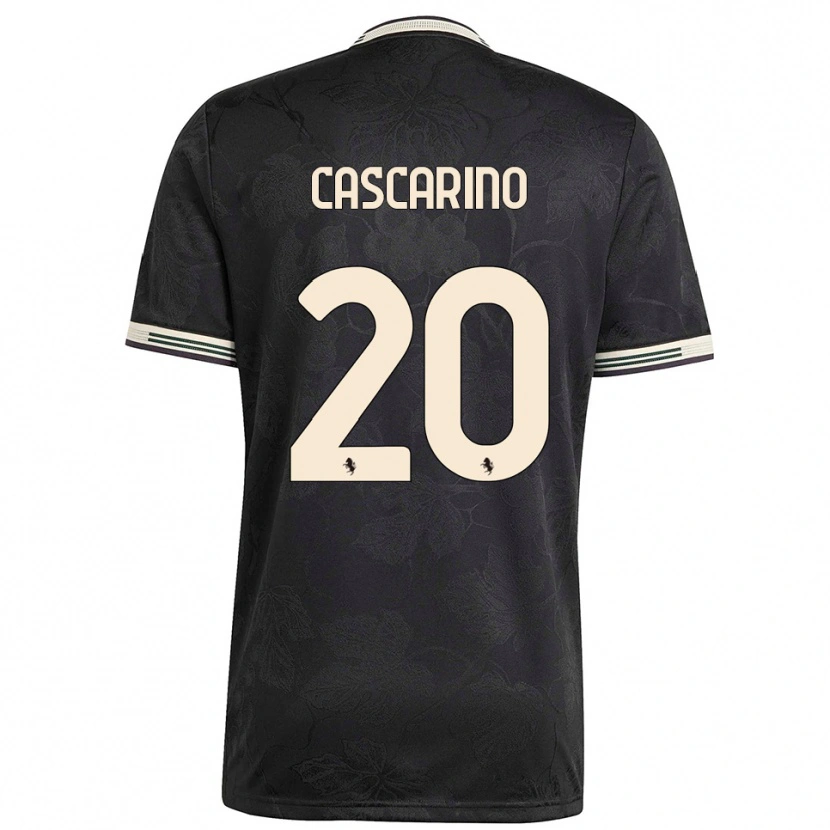 Danxen Kid Estelle Cascarino #20 Black White Green Third Jersey 2025/26 T-Shirt
