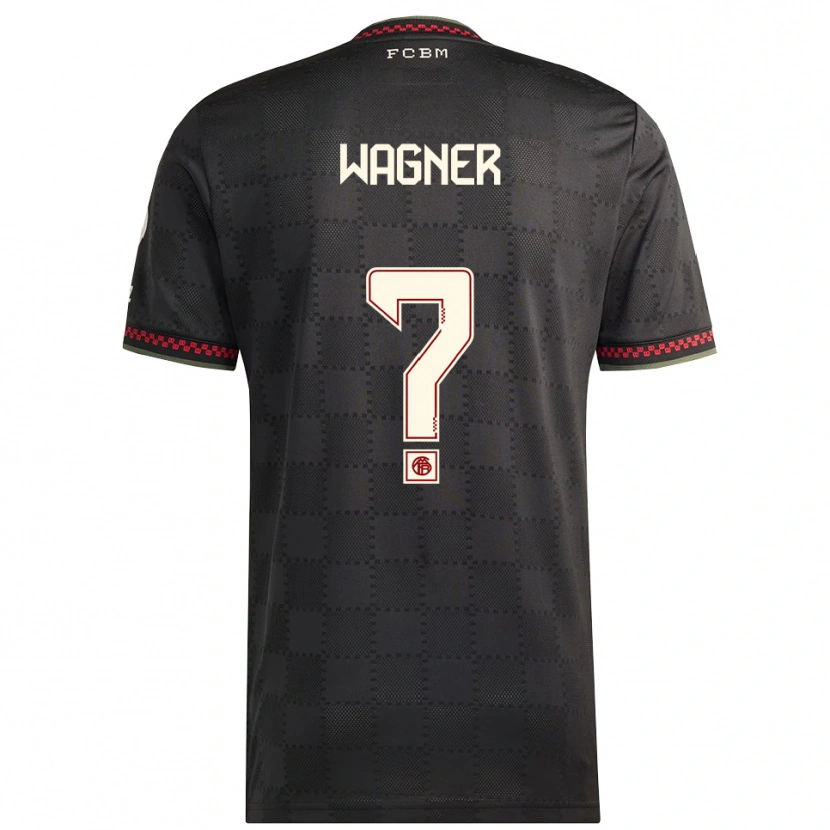 Danxen Kid Maximilian Wagner #0 Black White Third Jersey 2025/26 T-Shirt