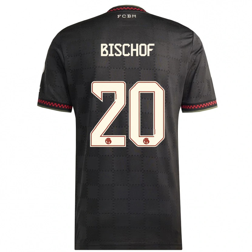 Danxen Kid Tom Bischof #20 Black White Third Jersey 2025/26 T-Shirt