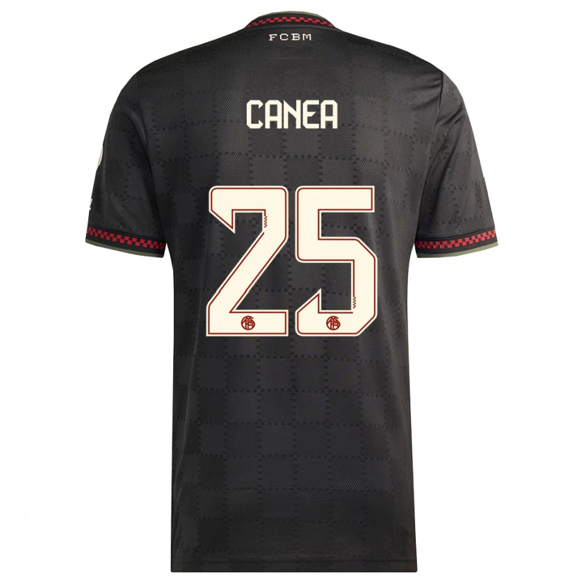 Danxen Kid Rares Canea #25 Black White Third Jersey 2025/26 T-Shirt