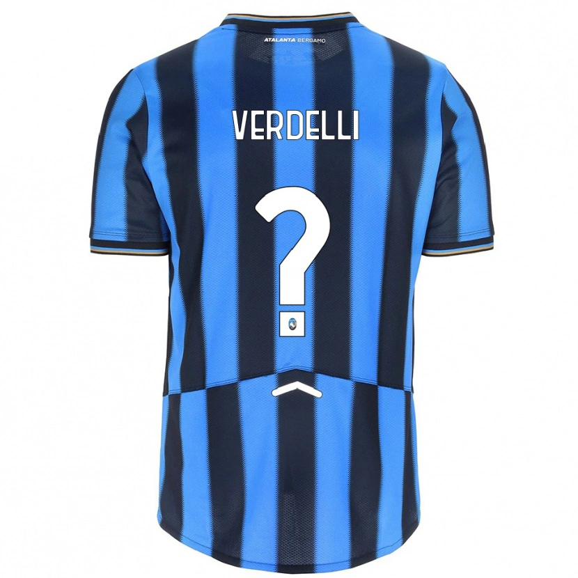 Danxen Men Davide Verdelli #0 Sky Blue Black Home Jersey 2025/26 T-Shirt