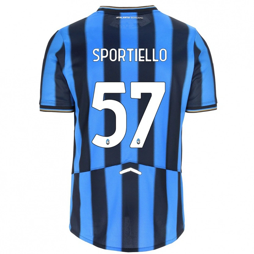 Danxen Men Marco Sportiello #57 Sky Blue Black Home Jersey 2025/26 T-Shirt