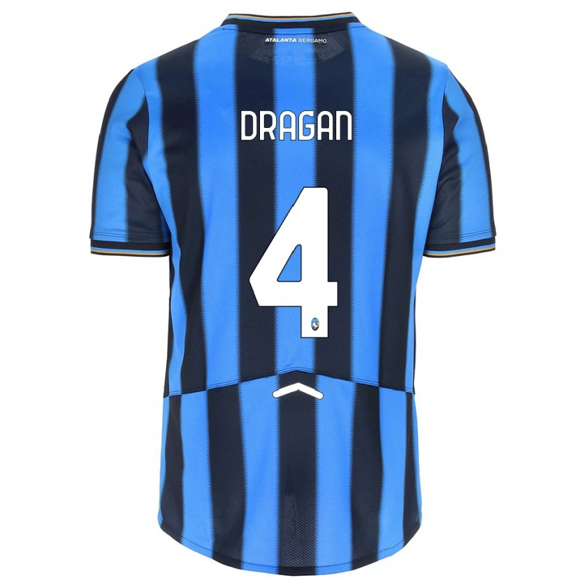 Danxen Men Oleksandr Dragan #4 Sky Blue Black Home Jersey 2025/26 T-Shirt