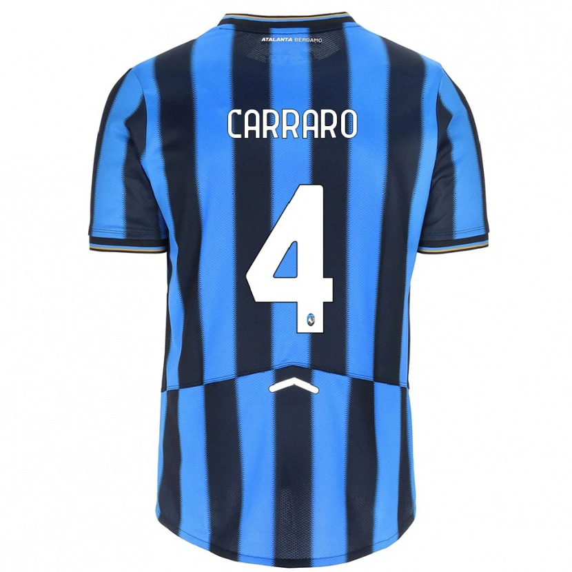 Danxen Men Marco Carraro #4 Sky Blue Black Home Jersey 2025/26 T-Shirt